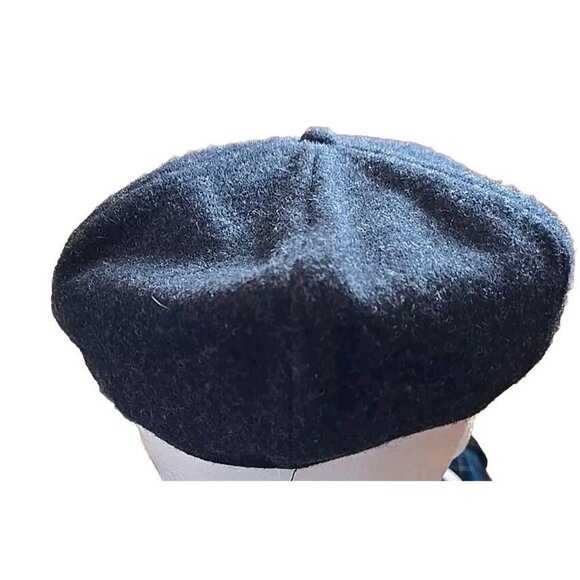 Scala Collection Men's Newsboy Cap Wool Blend Black Heather Size Large - Picture 3 of 9